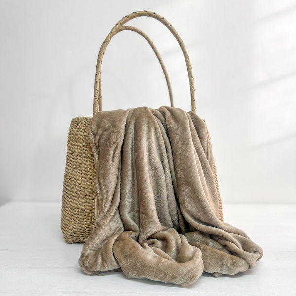 Fleece Blanket - Beige 